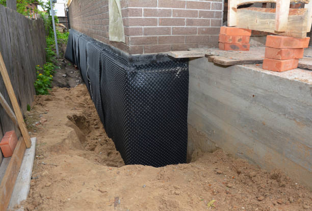 Crawl space vapor barrier installation in Ridgeville, IN